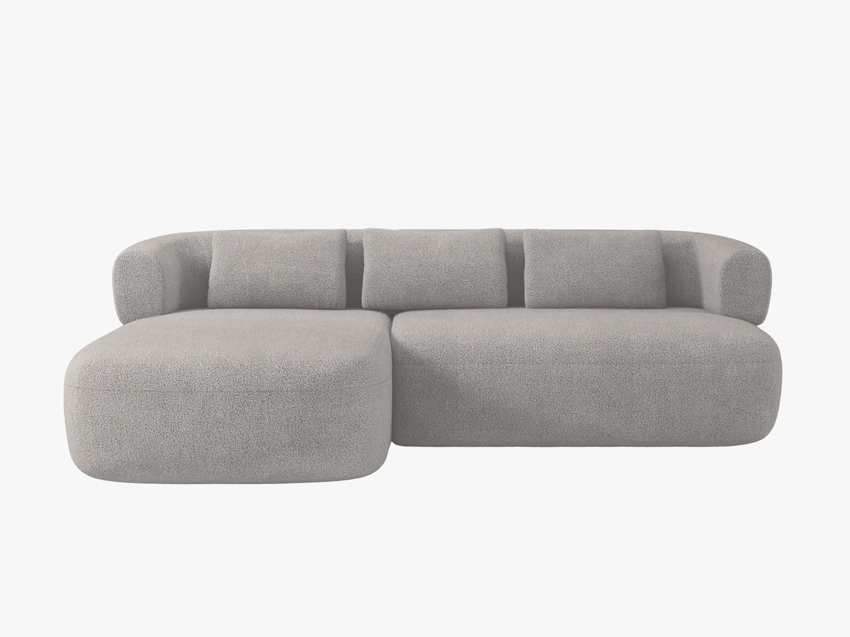 Jenny Ecksofa links 5 Sitzer in Light Grey-Now or Never präsentiert im Onlineshop von KAQTU Design AG. L-Sofa links ist von Micadoni