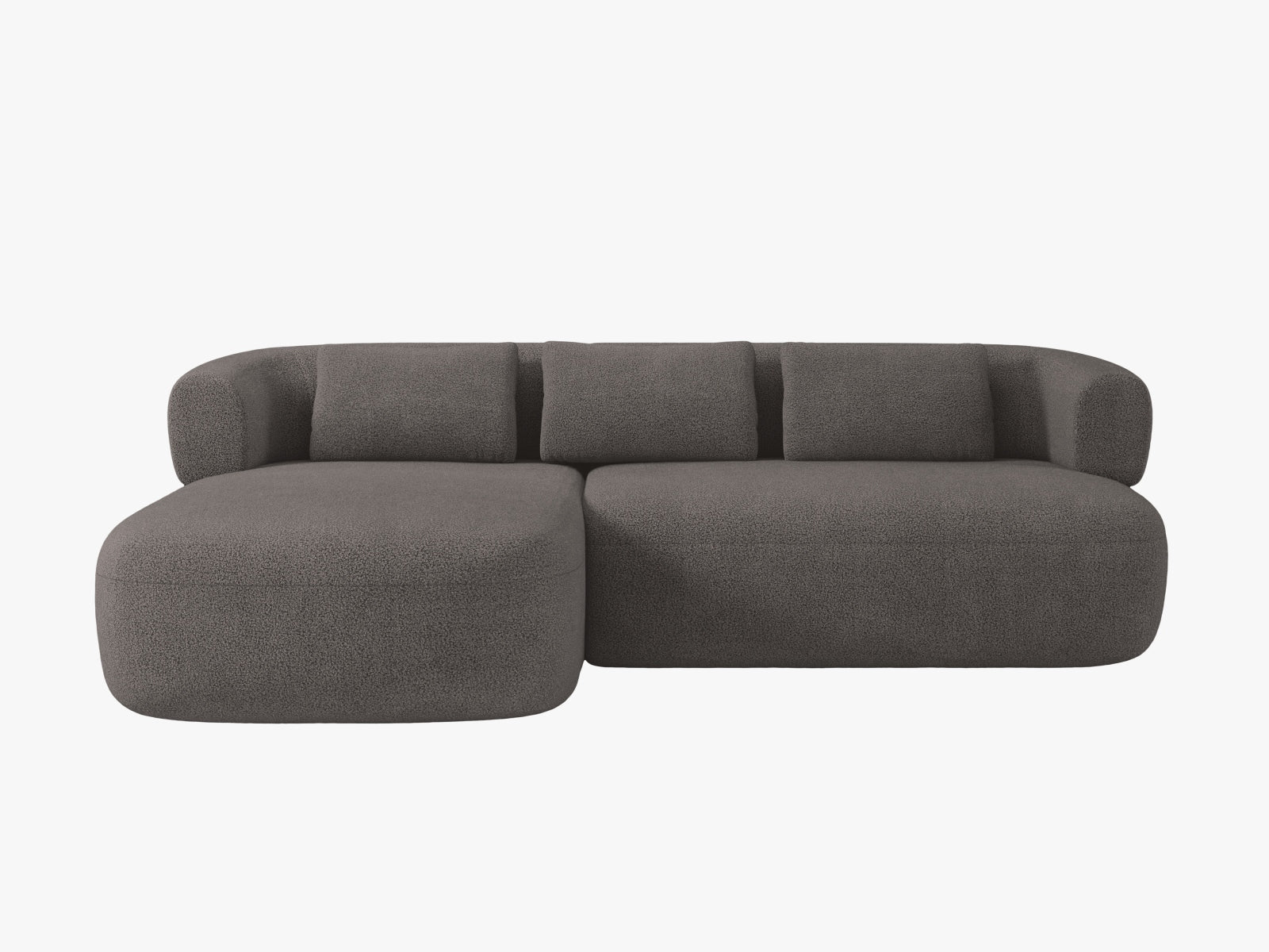 Jenny Ecksofa links 5 Sitzer in Grey-Now or Never präsentiert im Onlineshop von KAQTU Design AG. L-Sofa links ist von Micadoni