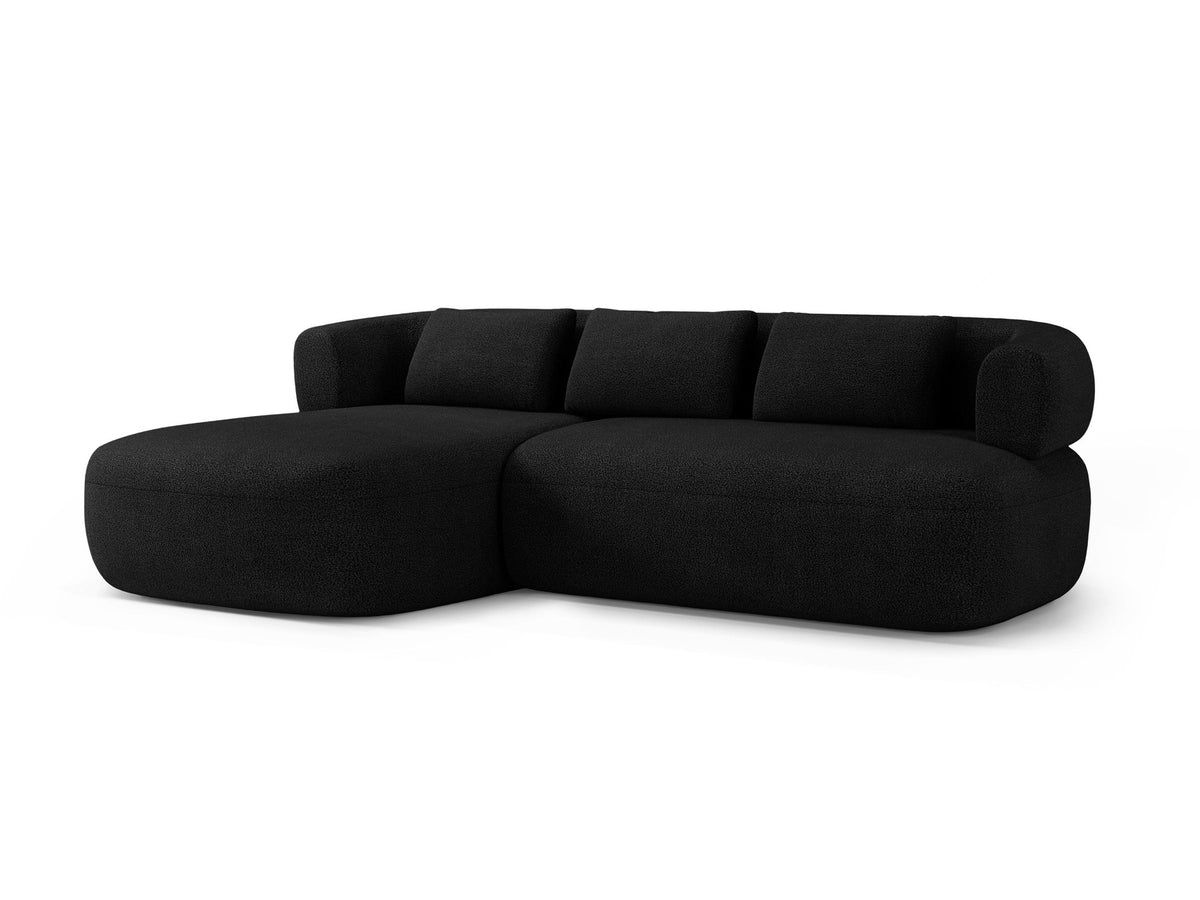 Jenny Ecksofa links 5 Sitzer in Black-Now or Never präsentiert im Onlineshop von KAQTU Design AG. L-Sofa links ist von Micadoni