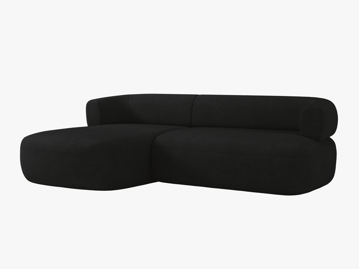 Jenny Ecksofa links 5 Sitzer in Black-Now or Never präsentiert im Onlineshop von KAQTU Design AG. L-Sofa links ist von Micadoni