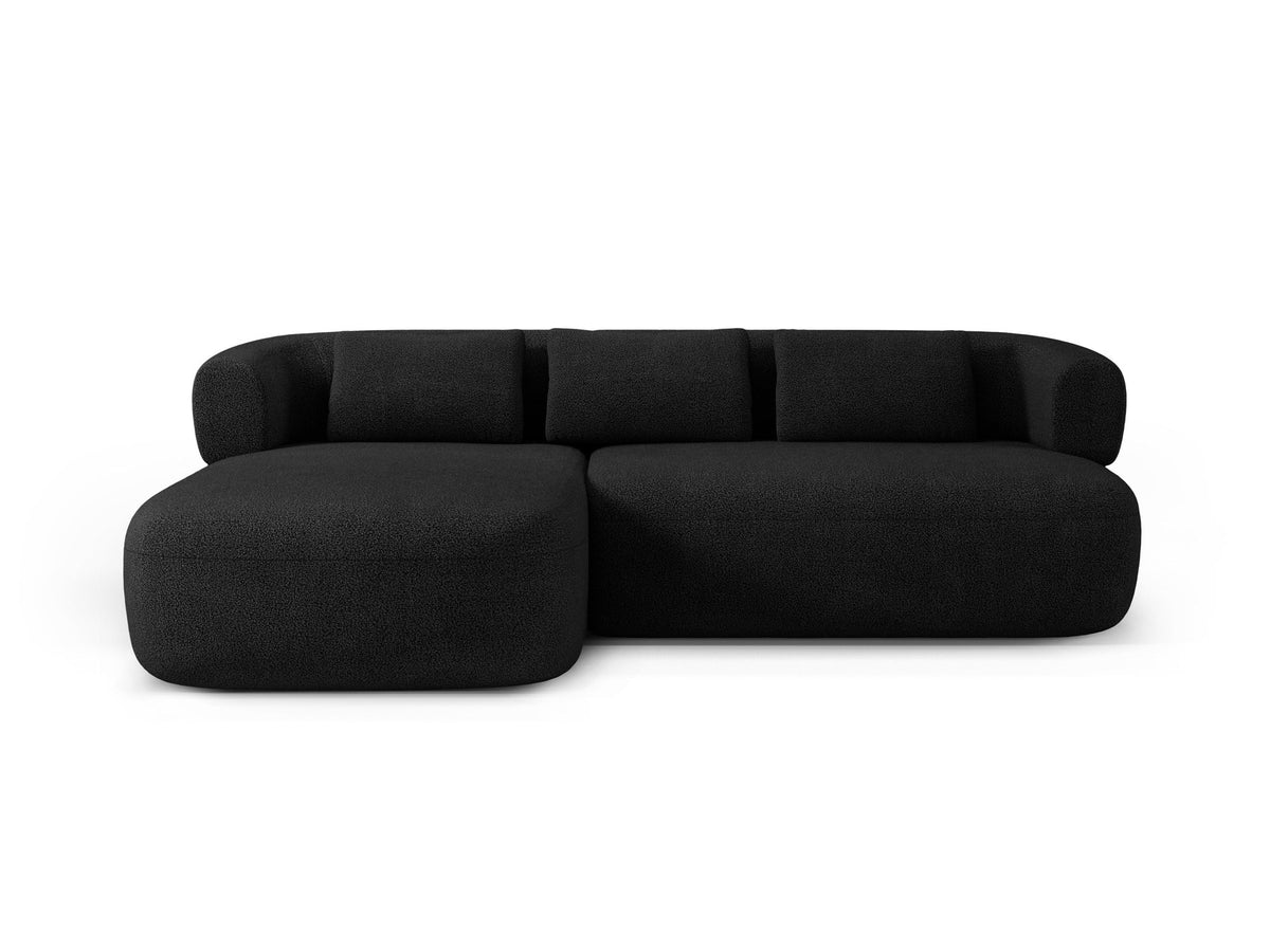 Jenny Ecksofa links 5 Sitzer in Black-Now or Never präsentiert im Onlineshop von KAQTU Design AG. L-Sofa links ist von Micadoni