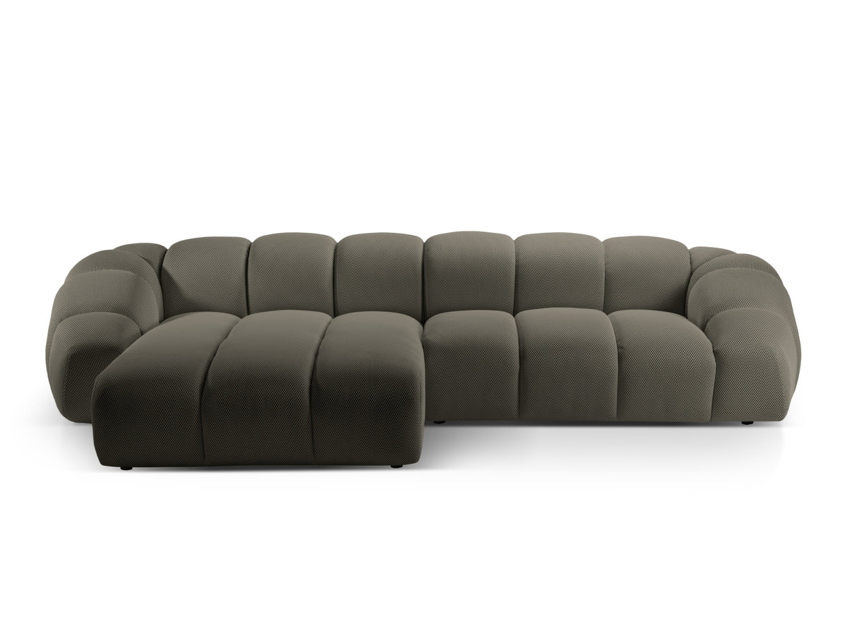Diana Ecksofa links 4 Sitzer in Steel-Sonic präsentiert im Onlineshop von KAQTU Design AG. L-Sofa links ist von Micadoni