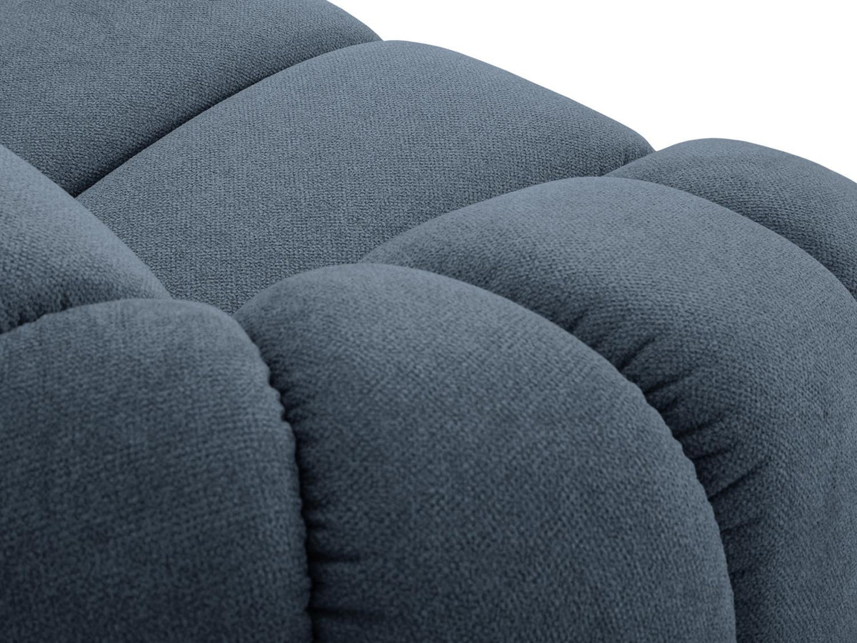 Diana Ecksofa links 4 Sitzer in Blue Jeans-Bubble präsentiert im Onlineshop von KAQTU Design AG. L-Sofa links ist von Micadoni