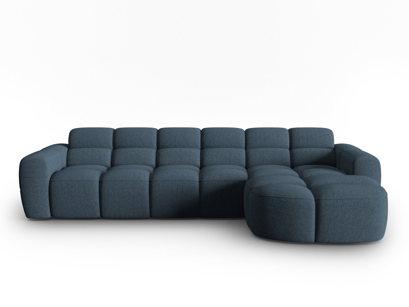 Lisa Ecksofa links 4 Sitzer in Dark Blue präsentiert im Onlineshop von KAQTU Design AG. Ecksofa links ist von Micadoni