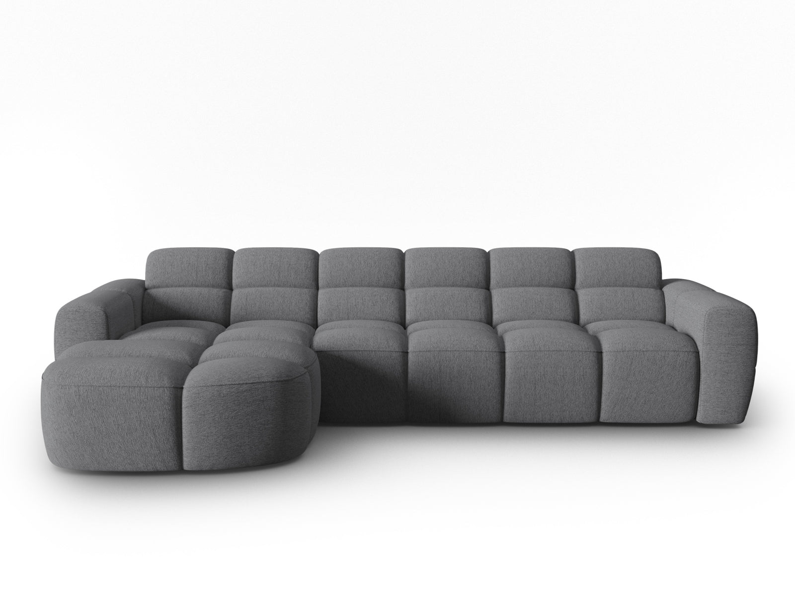Lisa Ecksofa links 4 Sitzer in Grey präsentiert im Onlineshop von KAQTU Design AG. Ecksofa links ist von Micadoni