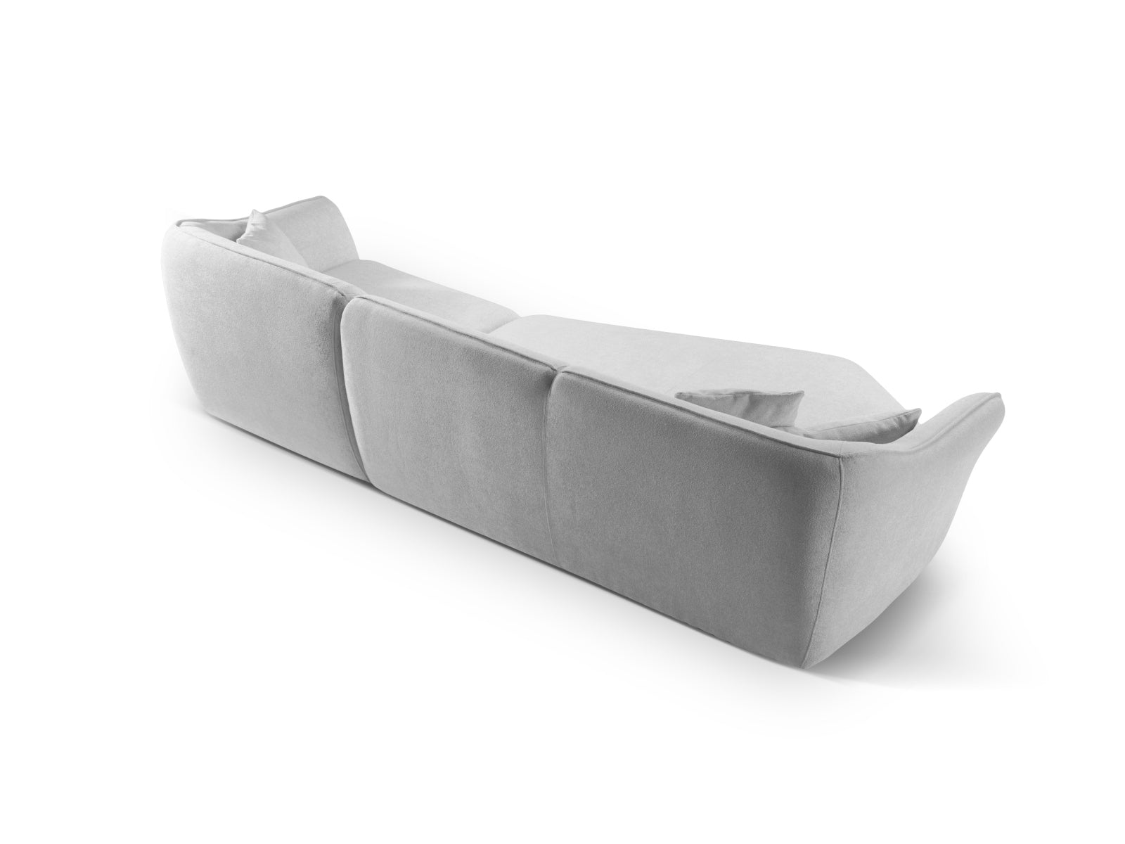 Erleben Sie das Hailey Boucle Ecksofa links von Micadoni – ein elegantes 5-Sitzer Sofa, das modernen Stil und höchsten Komfort bietet.