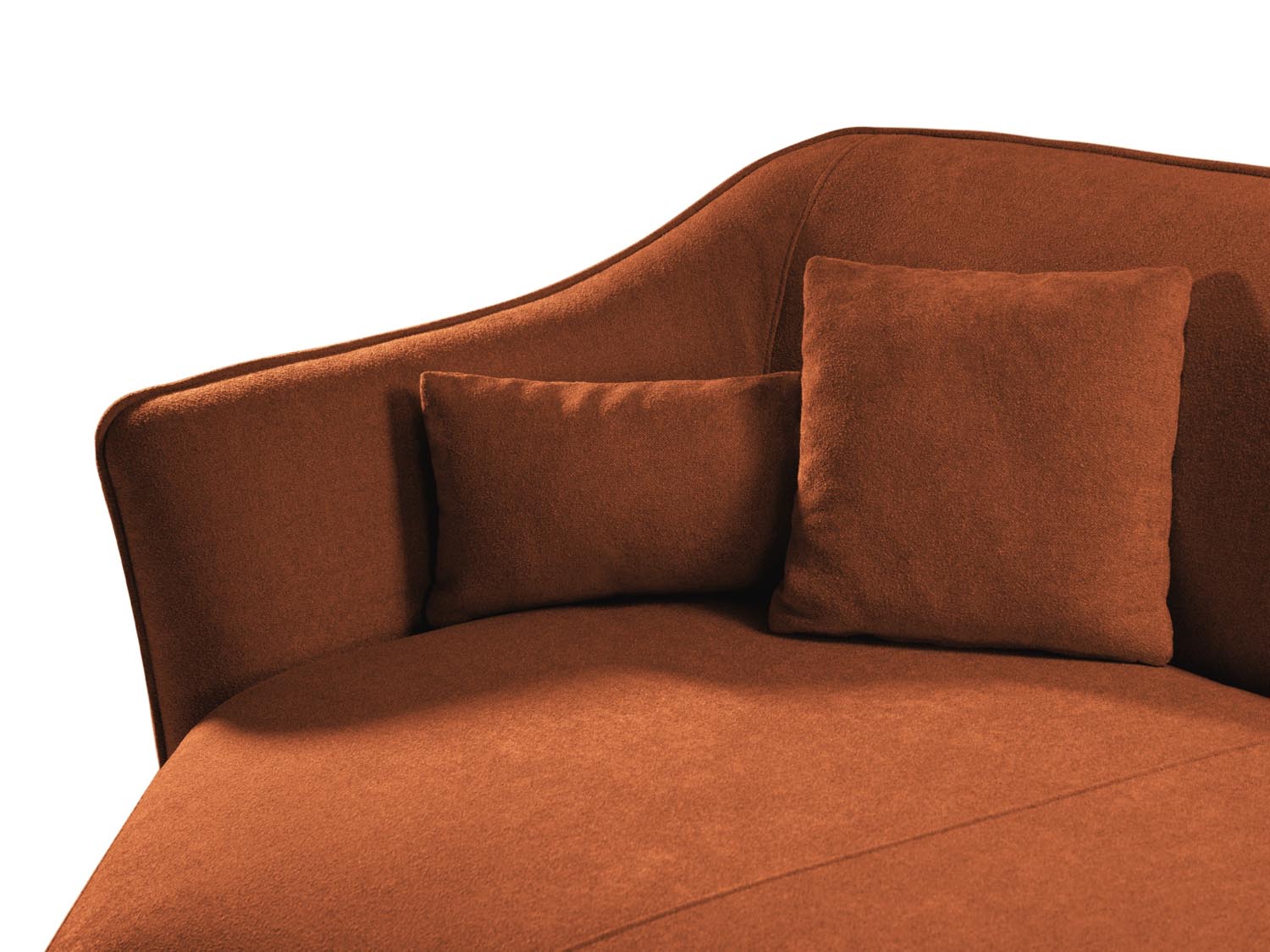 Erleben Sie das Hailey Boucle Ecksofa links von Micadoni – ein elegantes 5-Sitzer Sofa, das modernen Stil und höchsten Komfort bietet.