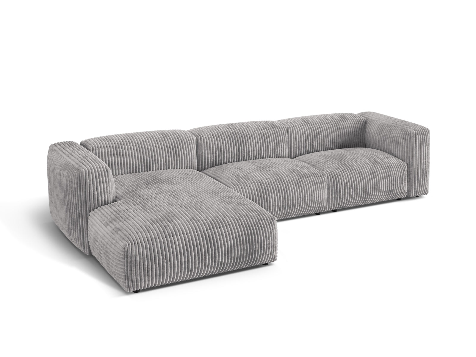 Erleben Sie das Martina Ecksofa links 3 Sitzer von Micadoni – ein modulares, elegantes Sofa, das Komfort und Stil in Ihr Zuhause bringt.