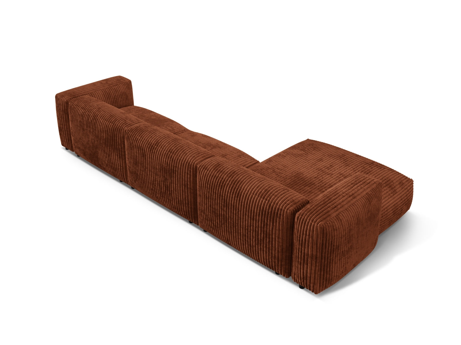 Elegantes Martina Ecksofa links mit 3 Sitzplätzen, ideal für stilvolle Wohnräume. Bequem und modern, ein echter Blickfang.