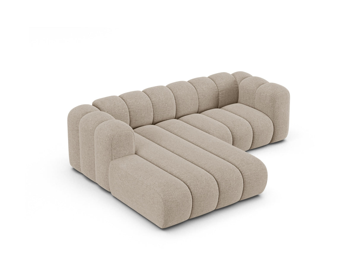 Lupine Modulares Ecksofa links 3 Sitzer in Dark Beige-Eden präsentiert im Onlineshop von KAQTU Design AG. L-Sofa links ist von Micadoni