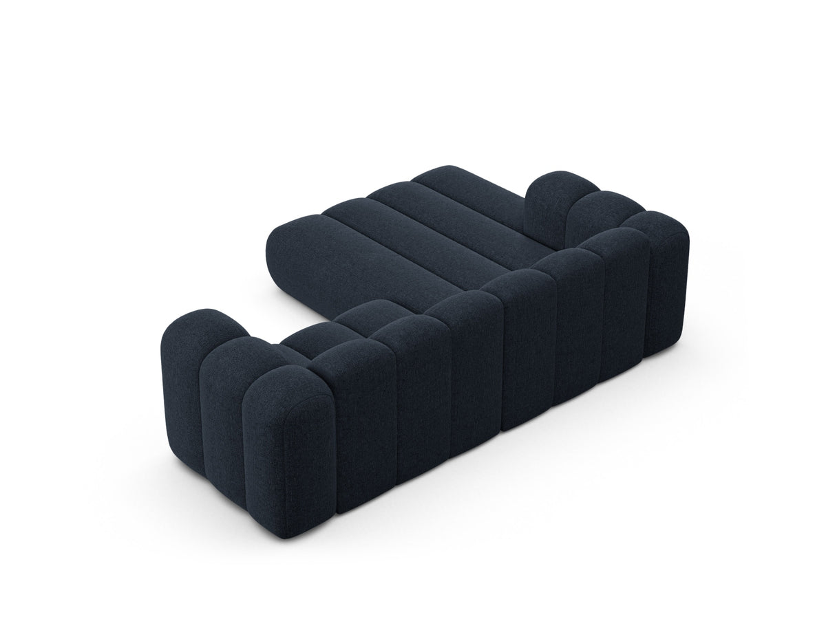 Lupine Modulares Ecksofa links 3 Sitzer in Navy Blue-Eden präsentiert im Onlineshop von KAQTU Design AG. L-Sofa links ist von Micadoni