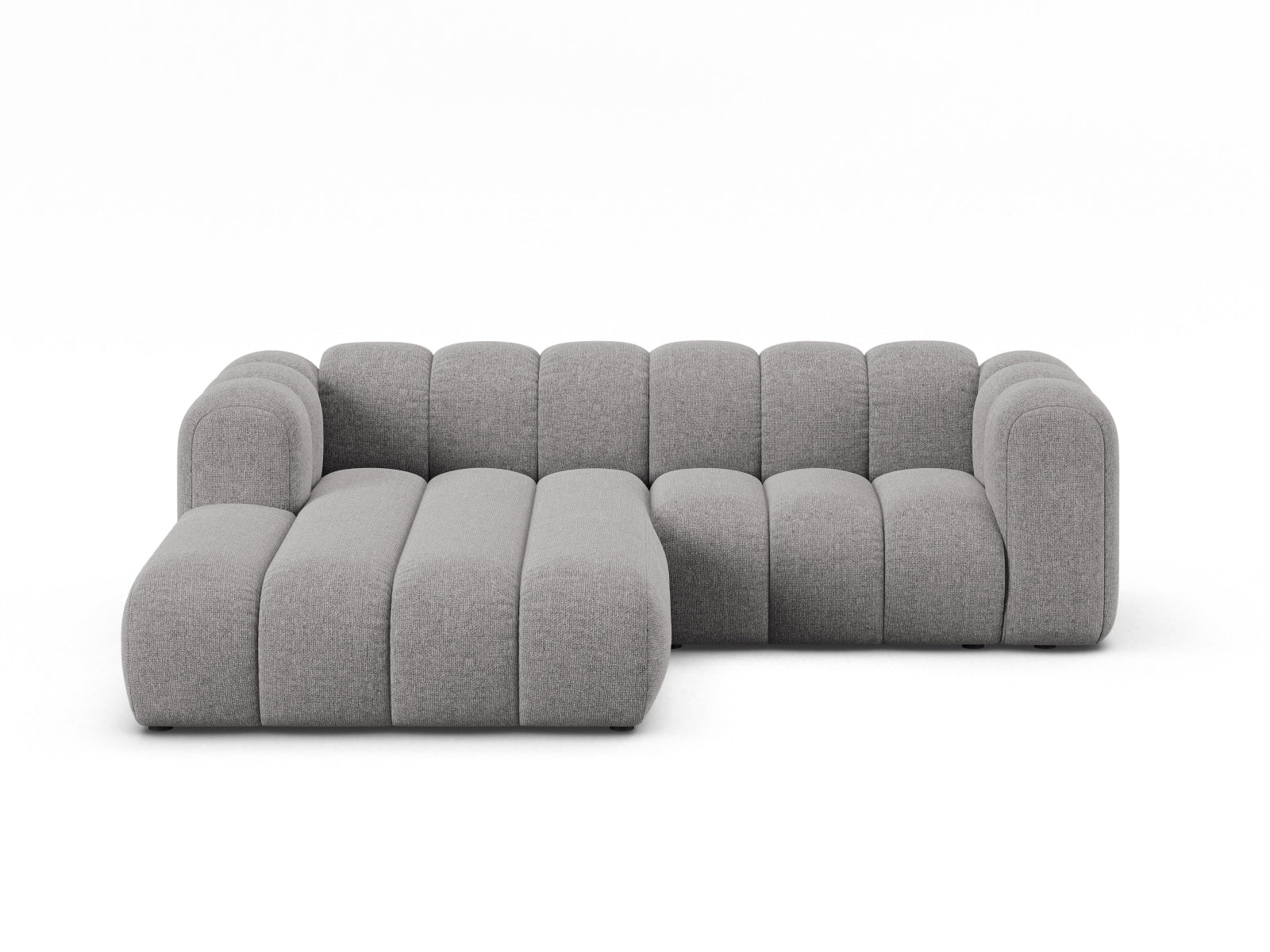 Lupine Modulares Ecksofa links 3 Sitzer in Light Grey-Eden präsentiert im Onlineshop von KAQTU Design AG. L-Sofa links ist von Micadoni