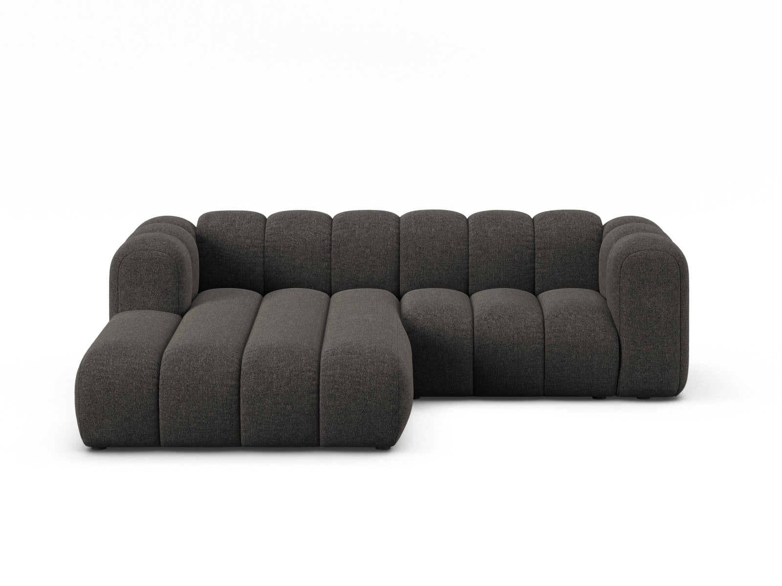 Lupine Modulares Ecksofa links 3 Sitzer in Dark Grey-Eden präsentiert im Onlineshop von KAQTU Design AG. L-Sofa links ist von Micadoni