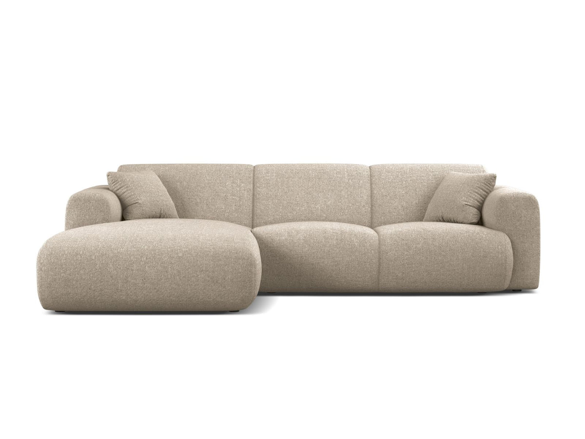 4-Sitzer Ecksofa links Molino in Dark Beige-Eden präsentiert im Onlineshop von KAQTU Design AG. Ecksofa links ist von Micadoni