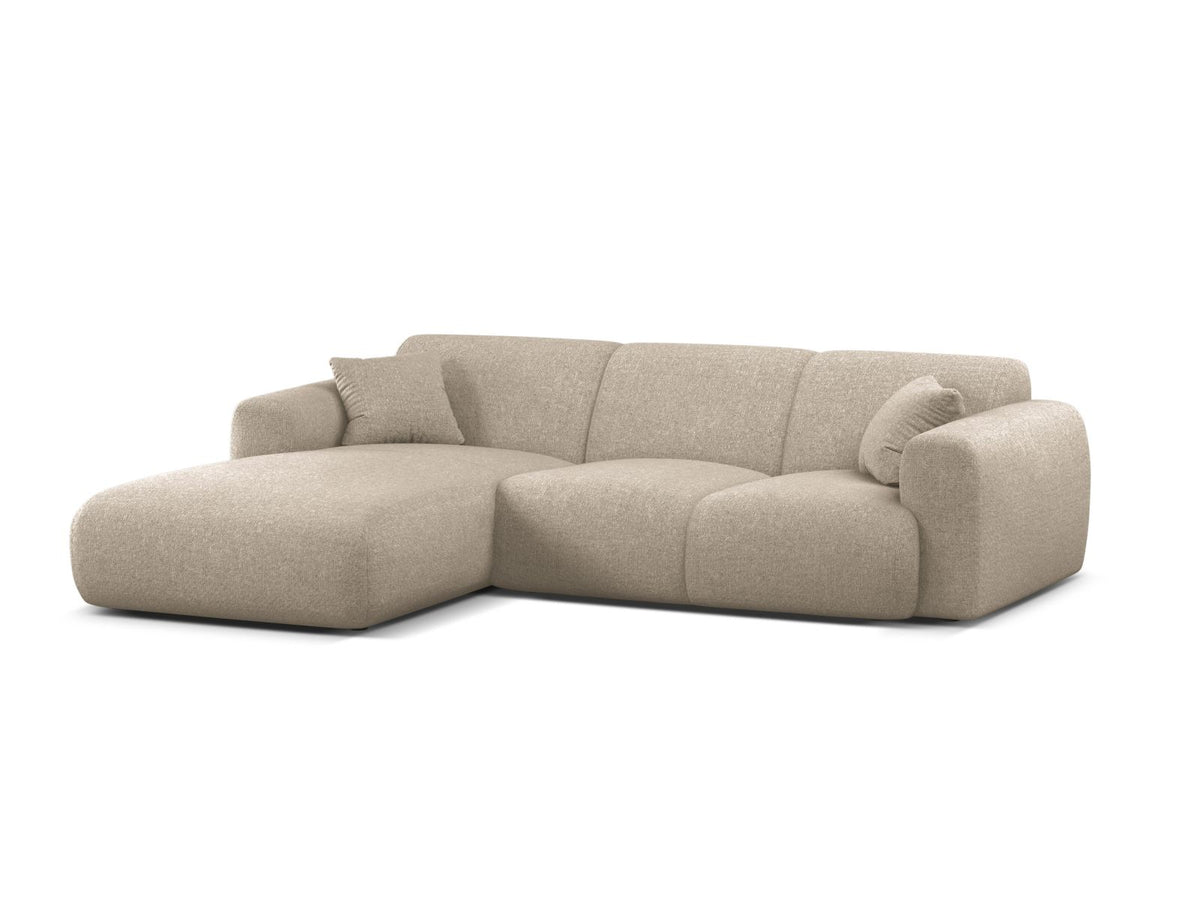 4-Sitzer Ecksofa links Molino in Dark Beige-Eden präsentiert im Onlineshop von KAQTU Design AG. Ecksofa links ist von Micadoni