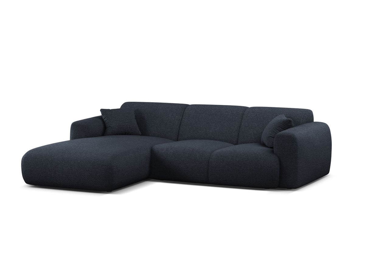 4-Sitzer Ecksofa links Molino in Navy Blue-Eden präsentiert im Onlineshop von KAQTU Design AG. Ecksofa links ist von Micadoni