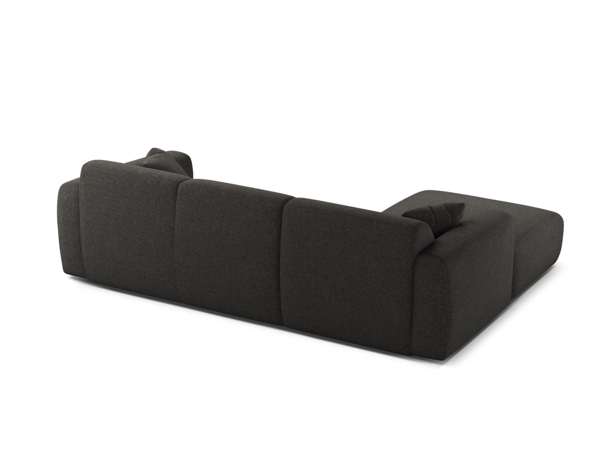4-Sitzer Ecksofa links Molino in Dark Grey-Eden präsentiert im Onlineshop von KAQTU Design AG. Ecksofa links ist von Micadoni