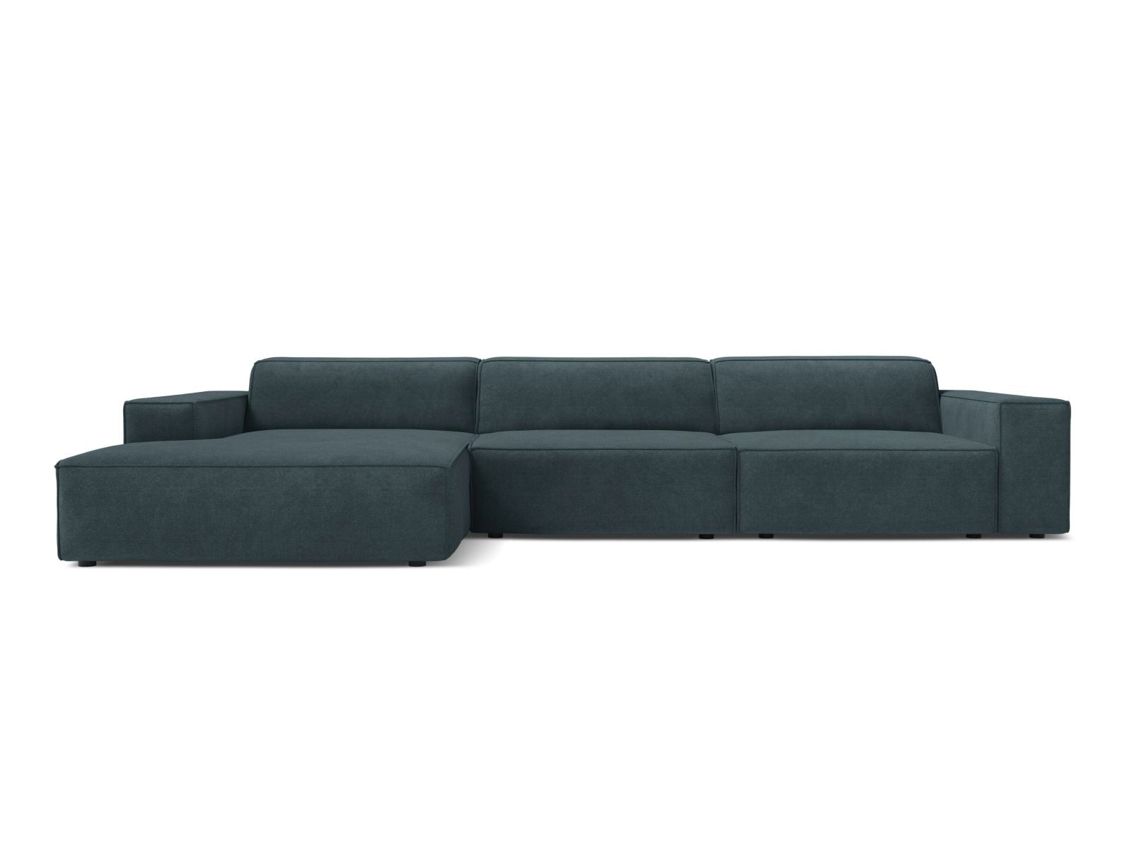 4-Sitzer Ecksofa links modular Jodie in Deep Petrol-Liberty präsentiert im Onlineshop von KAQTU Design AG. Ecksofa links ist von Micadoni