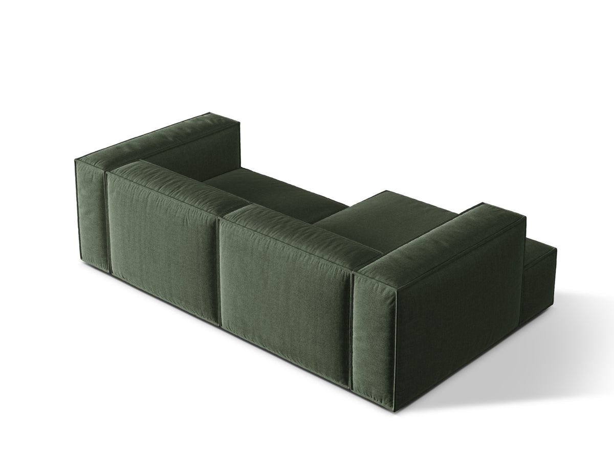 3-Sitzer Ecksofa links modular Nuria in Moss Green-Liberty präsentiert im Onlineshop von KAQTU Design AG. Ecksofa links ist von Micadoni