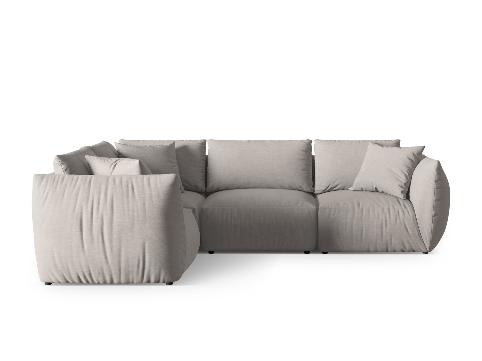 Chris Ecksofa links 4 Sitzer in Natural präsentiert im Onlineshop von KAQTU Design AG. Ecksofa links ist von Micadoni