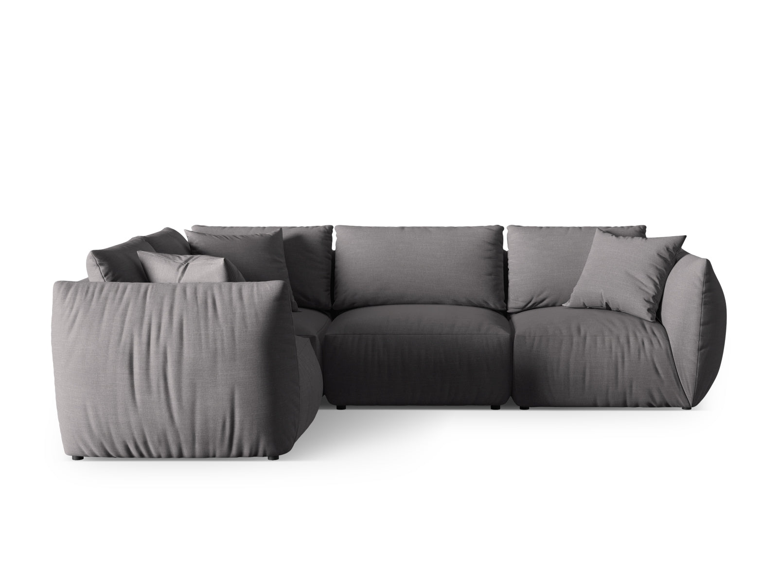 Chris Ecksofa links 4 Sitzer in Sand präsentiert im Onlineshop von KAQTU Design AG. Ecksofa links ist von Micadoni