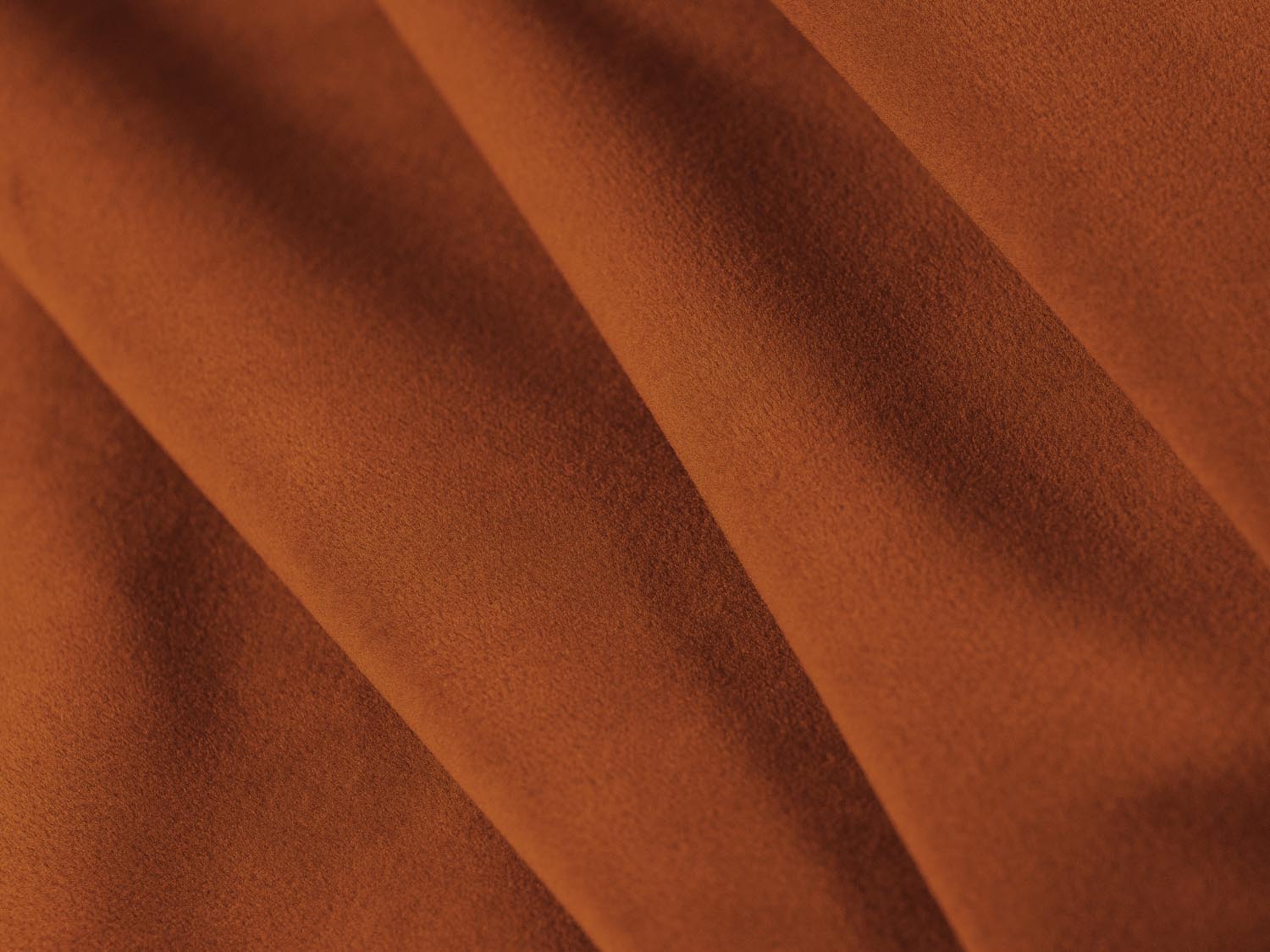 Stylisches 5-Sitzer L-Sofa Jenny aus hochwertigem Velours, linksseitig, in einem modernen Terracotta-Ton für gemütliche Wohnambiente.