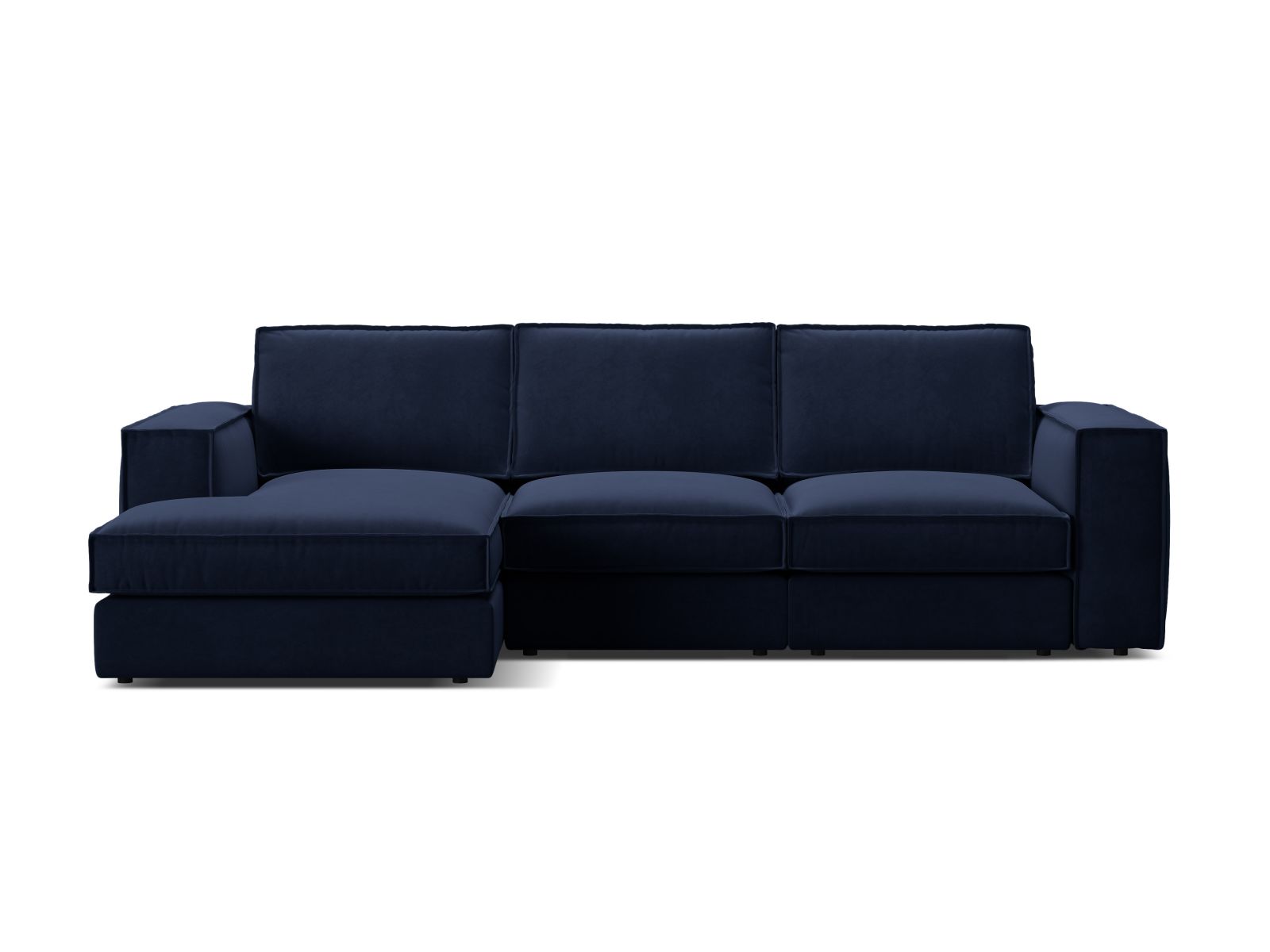 3-Sitzer Modular Ecksofa links Pola in Royal Blue-Salvador präsentiert im Onlineshop von KAQTU Design AG. Ecksofa links ist von Micadoni