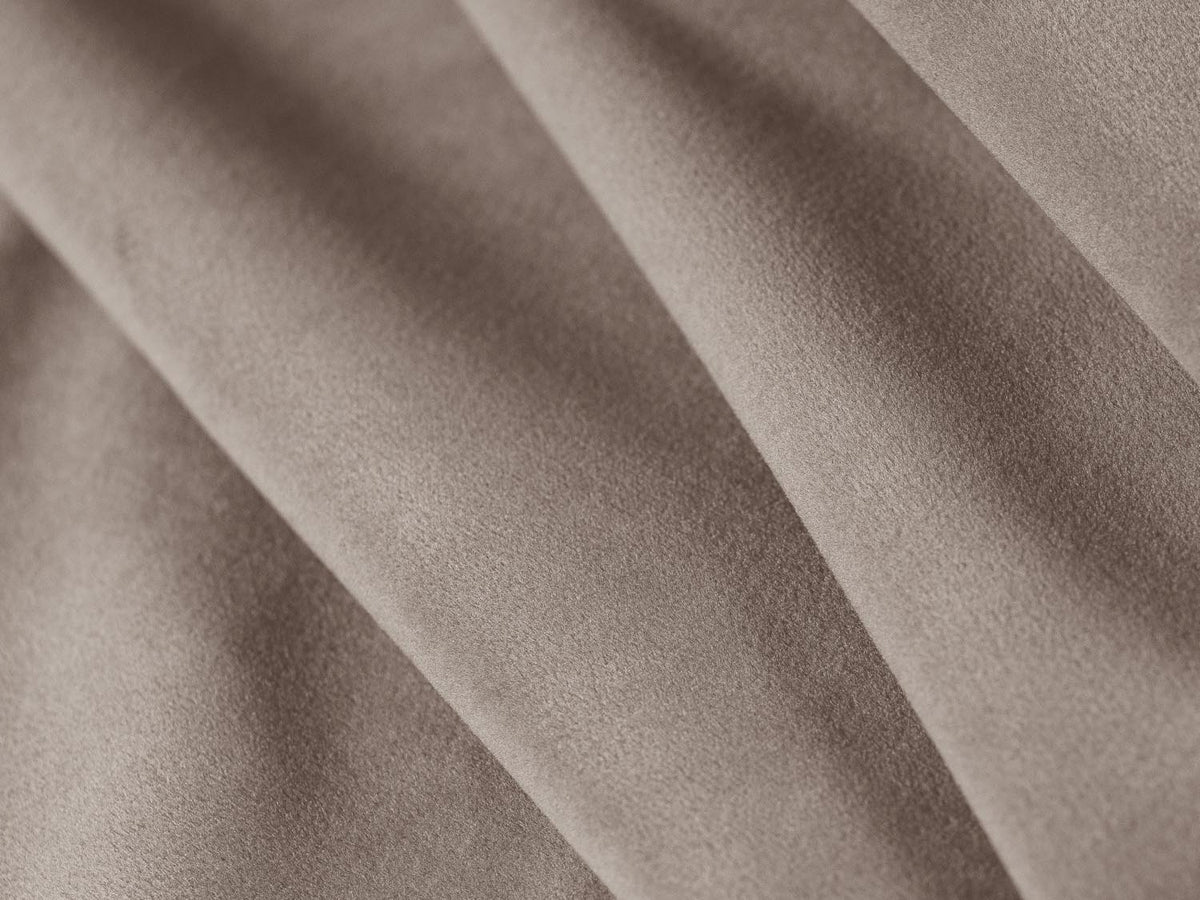 Kaelle Velour Ecksofa links 4 Sitzer in Cappuccino-Bluvel präsentiert im Onlineshop von KAQTU Design AG. L-Sofa links ist von Micadoni