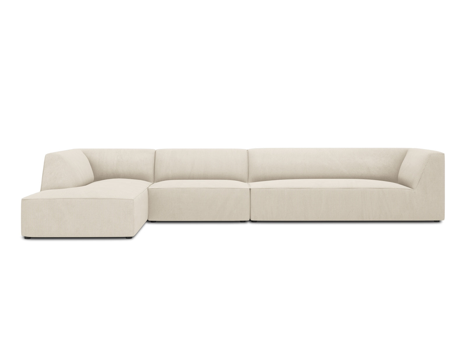 Ruby Modulares Ecksofa links 5 Sitzer in Light Beige-Scala präsentiert im Onlineshop von KAQTU Design AG. Ecksofa links ist von Micadoni