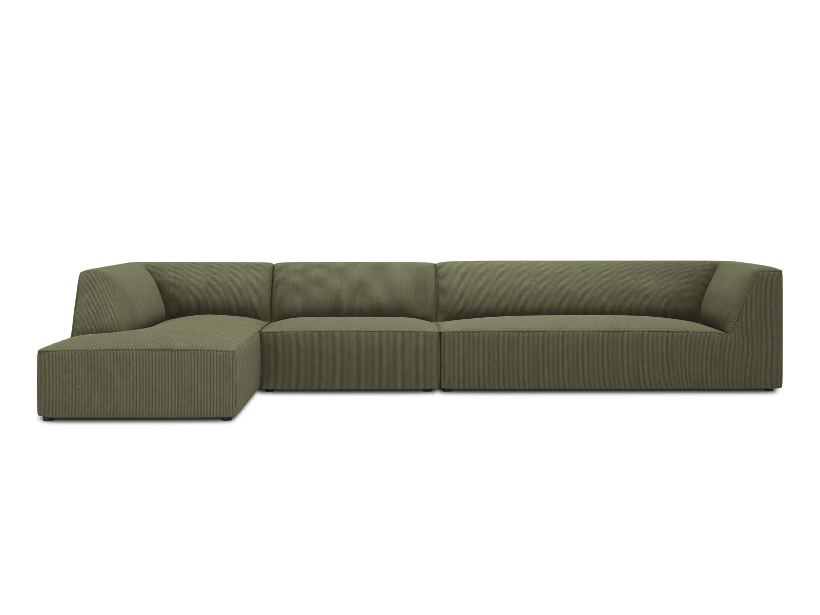 Ruby Modulares Ecksofa links 5 Sitzer in Green präsentiert im Onlineshop von KAQTU Design AG. Ecksofa links ist von Micadoni