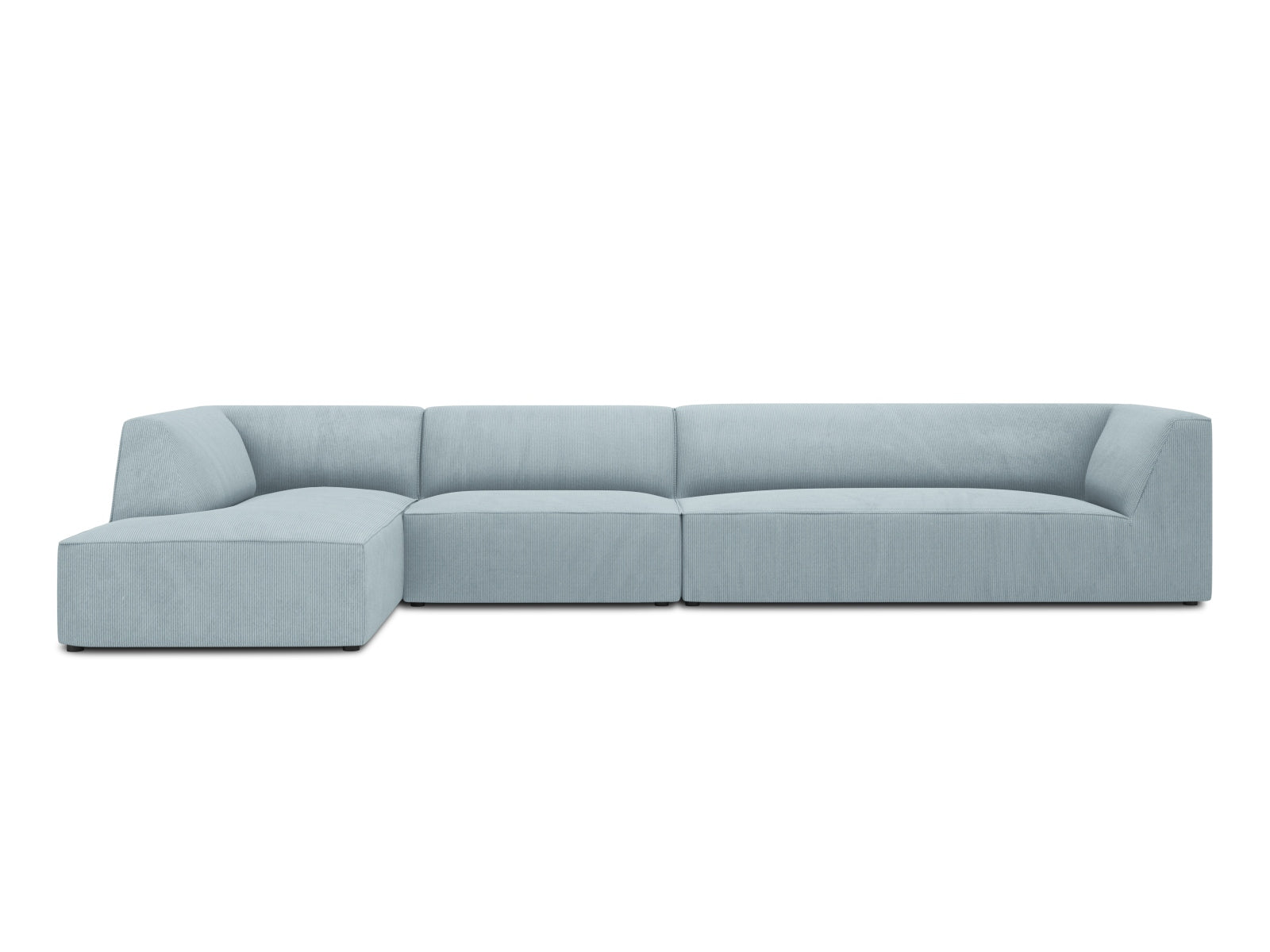 Ruby Modulares Ecksofa links 5 Sitzer in Light Blue präsentiert im Onlineshop von KAQTU Design AG. Ecksofa links ist von Micadoni