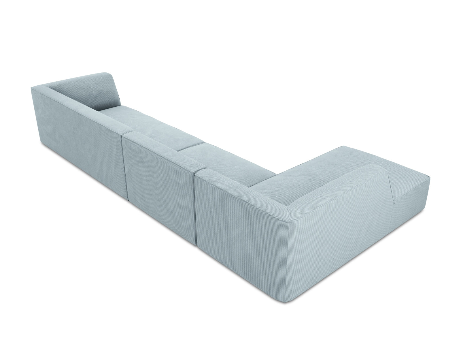 Stylisches Ruby Ecksofa links, 5 Sitzer, bietet eleganten Komfort und Flexibilität für Ihr Wohnzimmer, perfekt für entspannte Stunden.