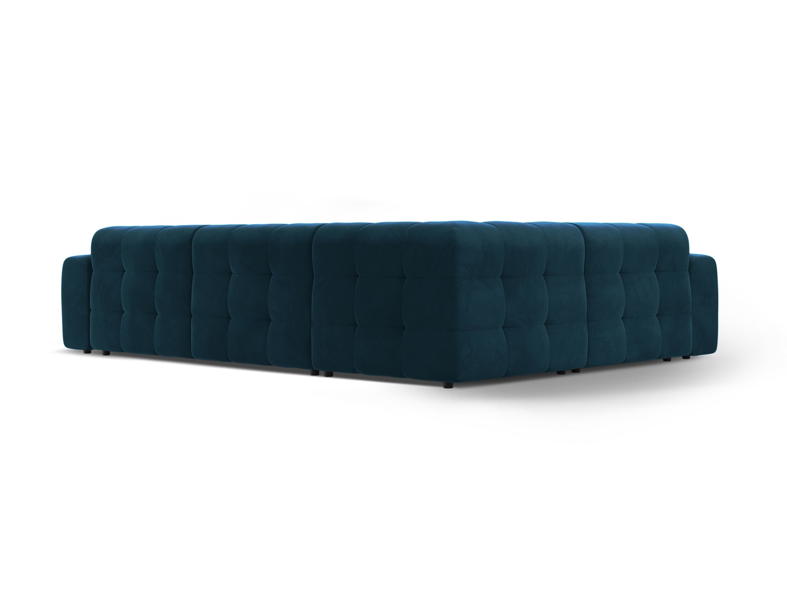 Erleben Sie das Kendal Velour Ecksofa 6 Sitzer von Micadoni – elegantes Design, viel Platz und höchsten Komfort für Ihr Wohnzimmer.