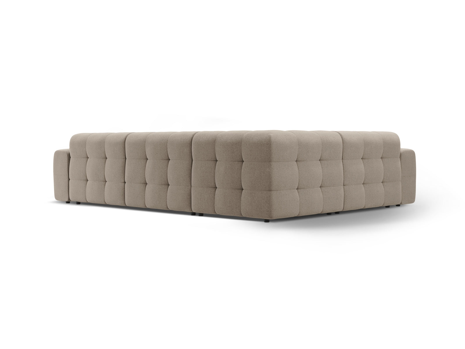 Kendal Ecksofa links 6 Sitzer in Dark Beige-Ottawa präsentiert im Onlineshop von KAQTU Design AG. Ecksofa links ist von Micadoni