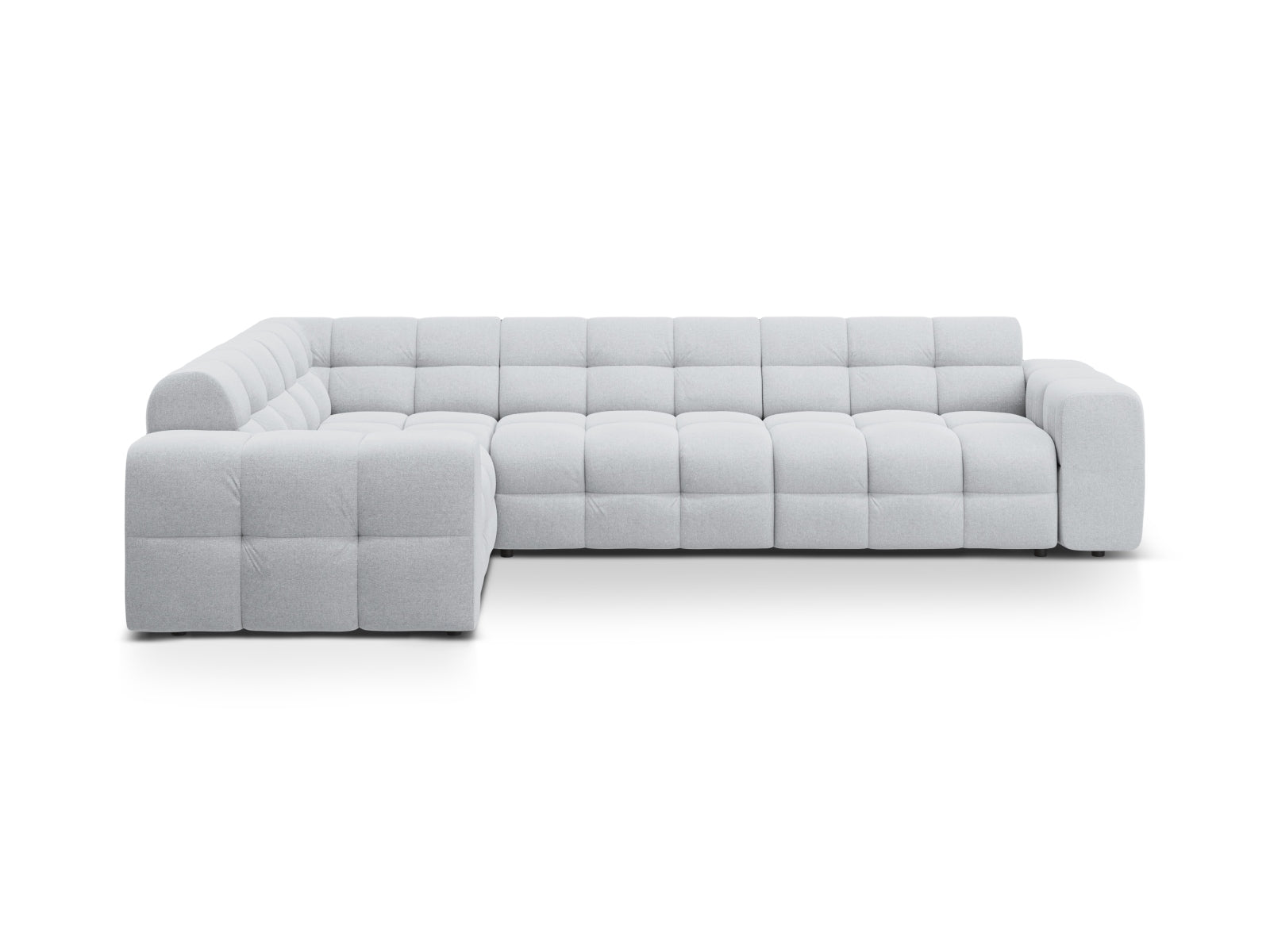 Kendal Ecksofa links 6 Sitzer in Light Grey präsentiert im Onlineshop von KAQTU Design AG. Ecksofa links ist von Micadoni