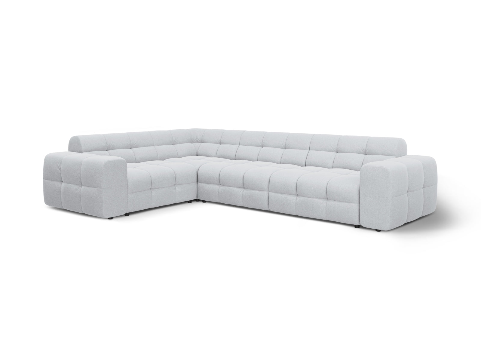 Kendal Ecksofa links 6 Sitzer in Light Grey-Ottawa präsentiert im Onlineshop von KAQTU Design AG. Ecksofa links ist von Micadoni