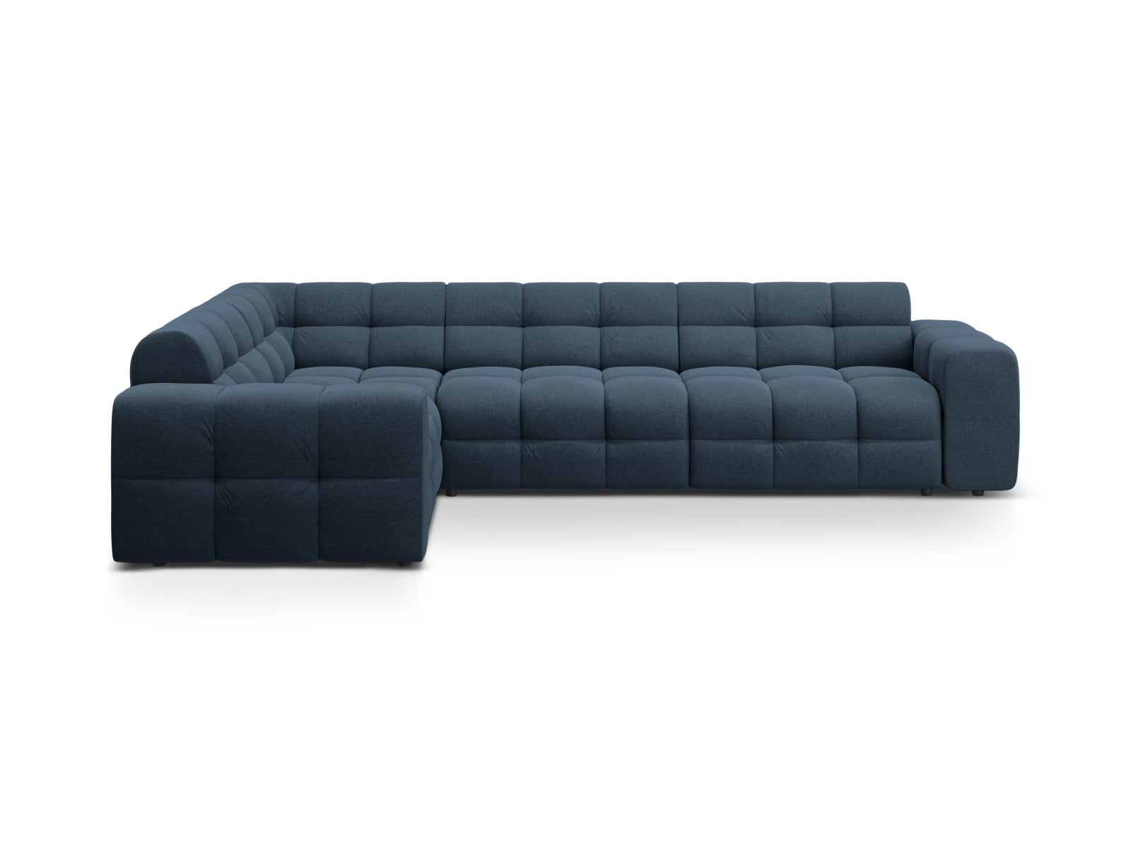 Kendal Ecksofa links 6 Sitzer in Navy Blue-Ottawa präsentiert im Onlineshop von KAQTU Design AG. Ecksofa links ist von Micadoni