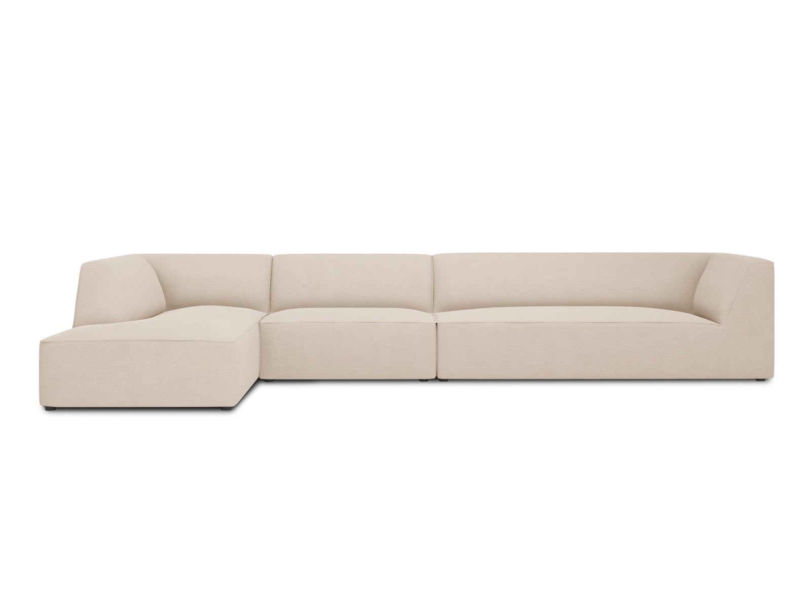 Ruby Modulares Ecksofa links 5 Sitzer in Beige-Ottawa präsentiert im Onlineshop von KAQTU Design AG. Ecksofa links ist von Micadoni