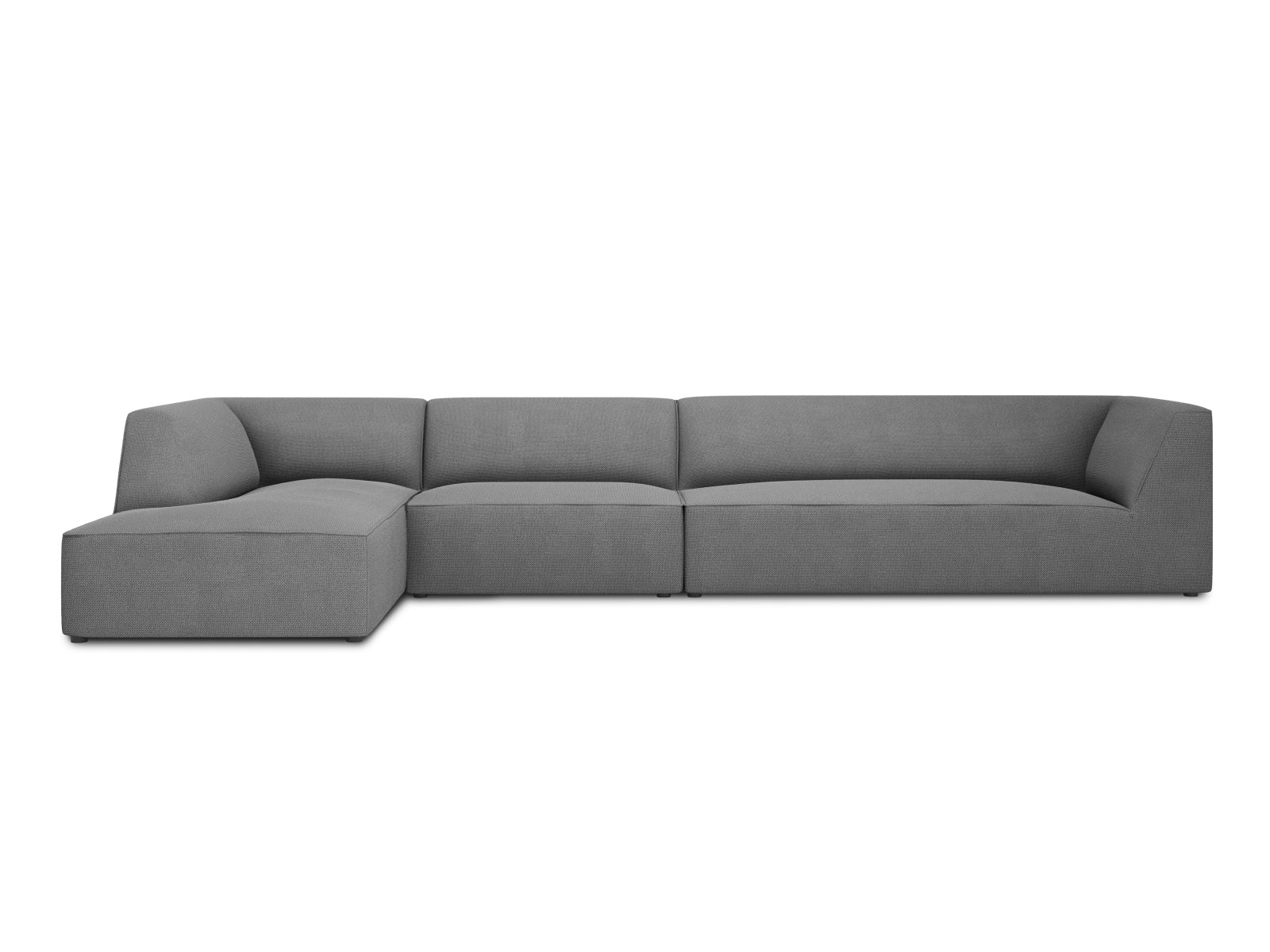 Ruby Modulares Ecksofa links 5 Sitzer in Grey-Ottawa präsentiert im Onlineshop von KAQTU Design AG. Ecksofa links ist von Micadoni