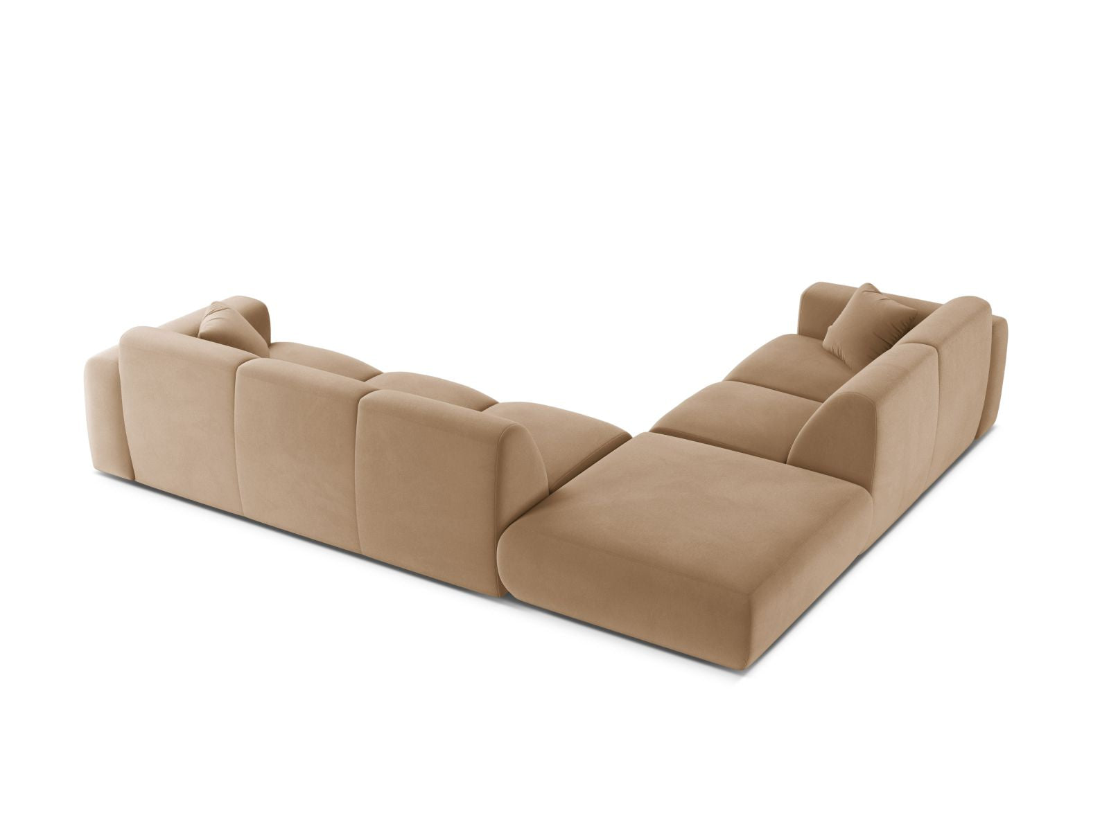 6-Sitzer Ecksofa links Molino in Sand-Casino präsentiert im Onlineshop von KAQTU Design AG. Ecksofa links ist von Micadoni