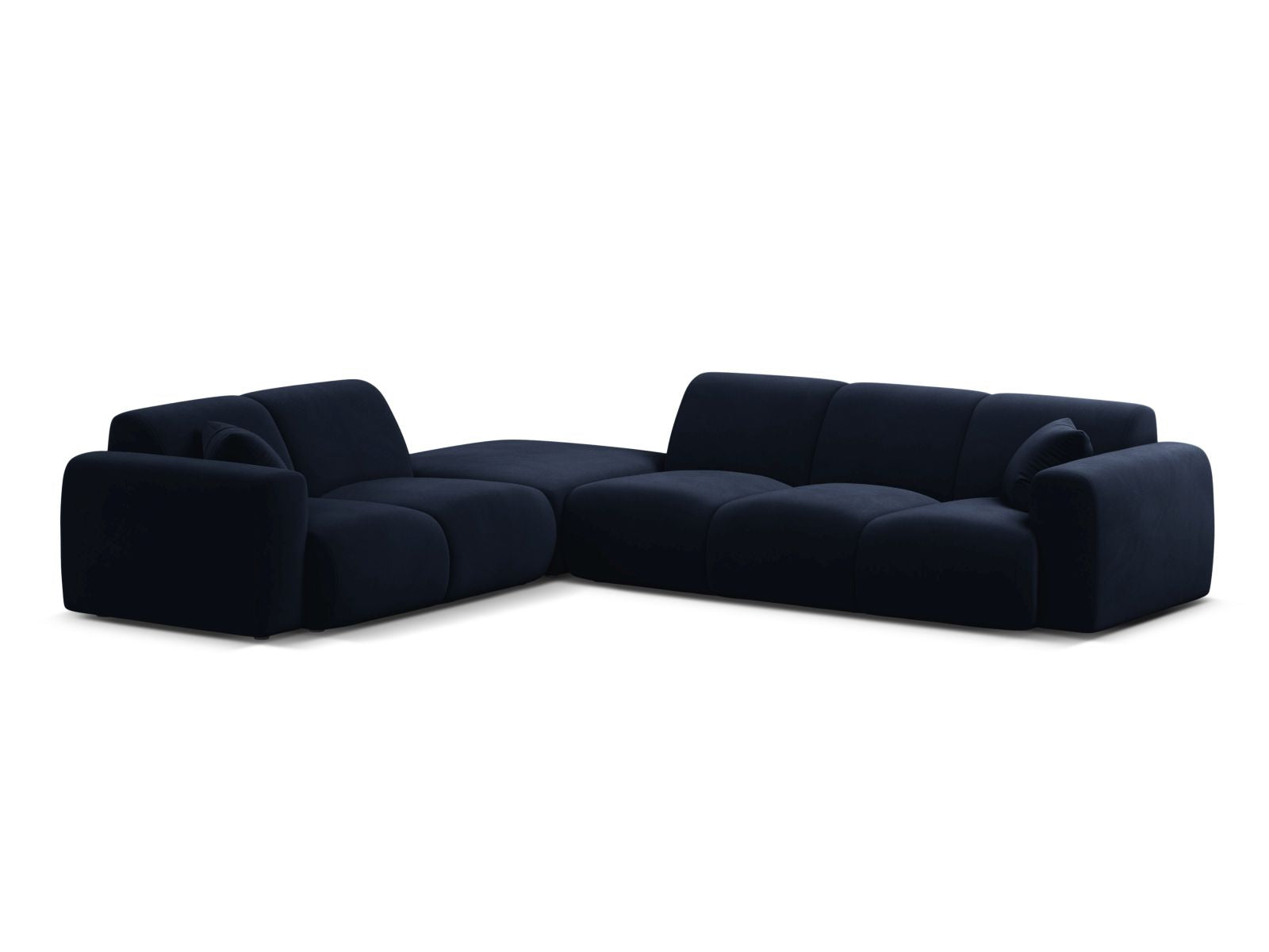 6-Sitzer Ecksofa links Molino in Royal Blue-Casino präsentiert im Onlineshop von KAQTU Design AG. Ecksofa links ist von Micadoni