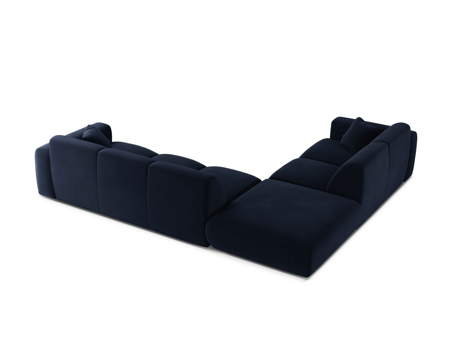 6-Sitzer Ecksofa links Molino in Royal Blue-Casino präsentiert im Onlineshop von KAQTU Design AG. Ecksofa links ist von Micadoni