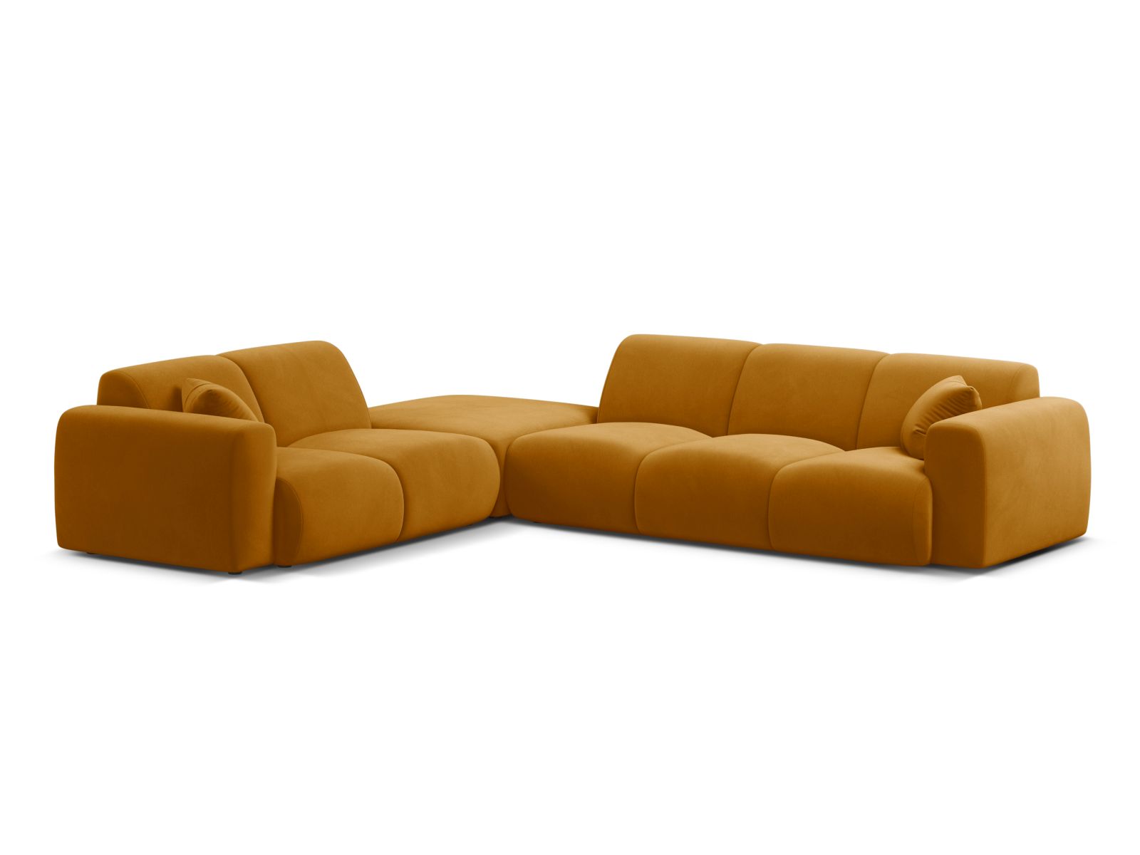 6-Sitzer Ecksofa links Molino in Yellow-Casino präsentiert im Onlineshop von KAQTU Design AG. Ecksofa links ist von Micadoni