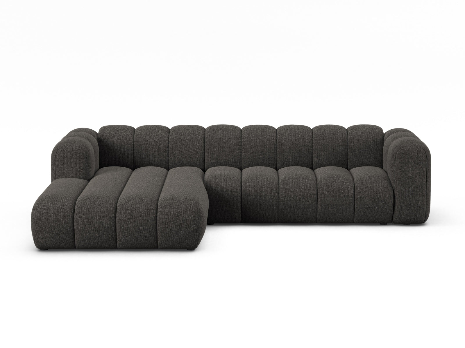 Lupine Modulares Ecksofa links 4 Sitzer in Dark Grey-Eden präsentiert im Onlineshop von KAQTU Design AG. Ecksofa links ist von Micadoni