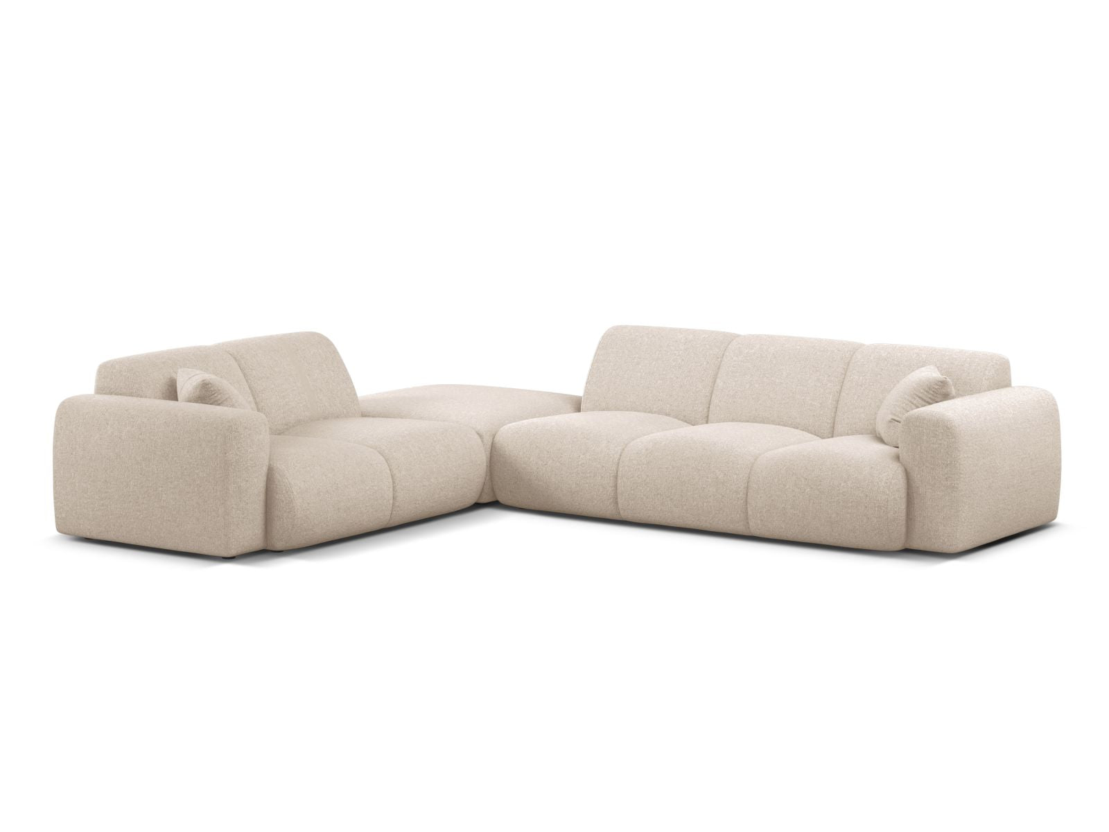 6-Sitzer Ecksofa links Molino in Light Beige-Eden präsentiert im Onlineshop von KAQTU Design AG. Ecksofa links ist von Micadoni