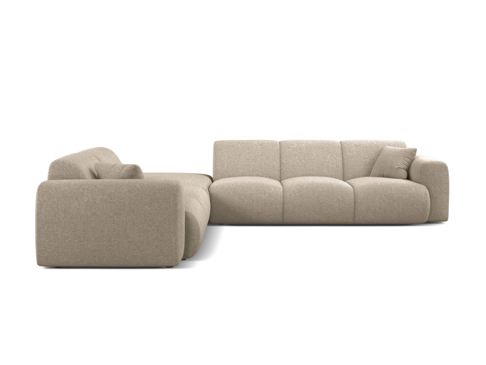 6-Sitzer Ecksofa links Molino in Dark Beige-Eden präsentiert im Onlineshop von KAQTU Design AG. Ecksofa links ist von Micadoni