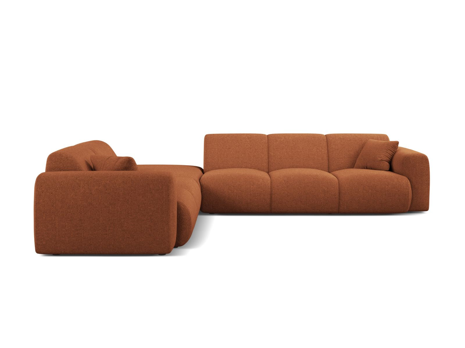 6-Sitzer Ecksofa links Molino in Brick-Eden präsentiert im Onlineshop von KAQTU Design AG. Ecksofa links ist von Micadoni