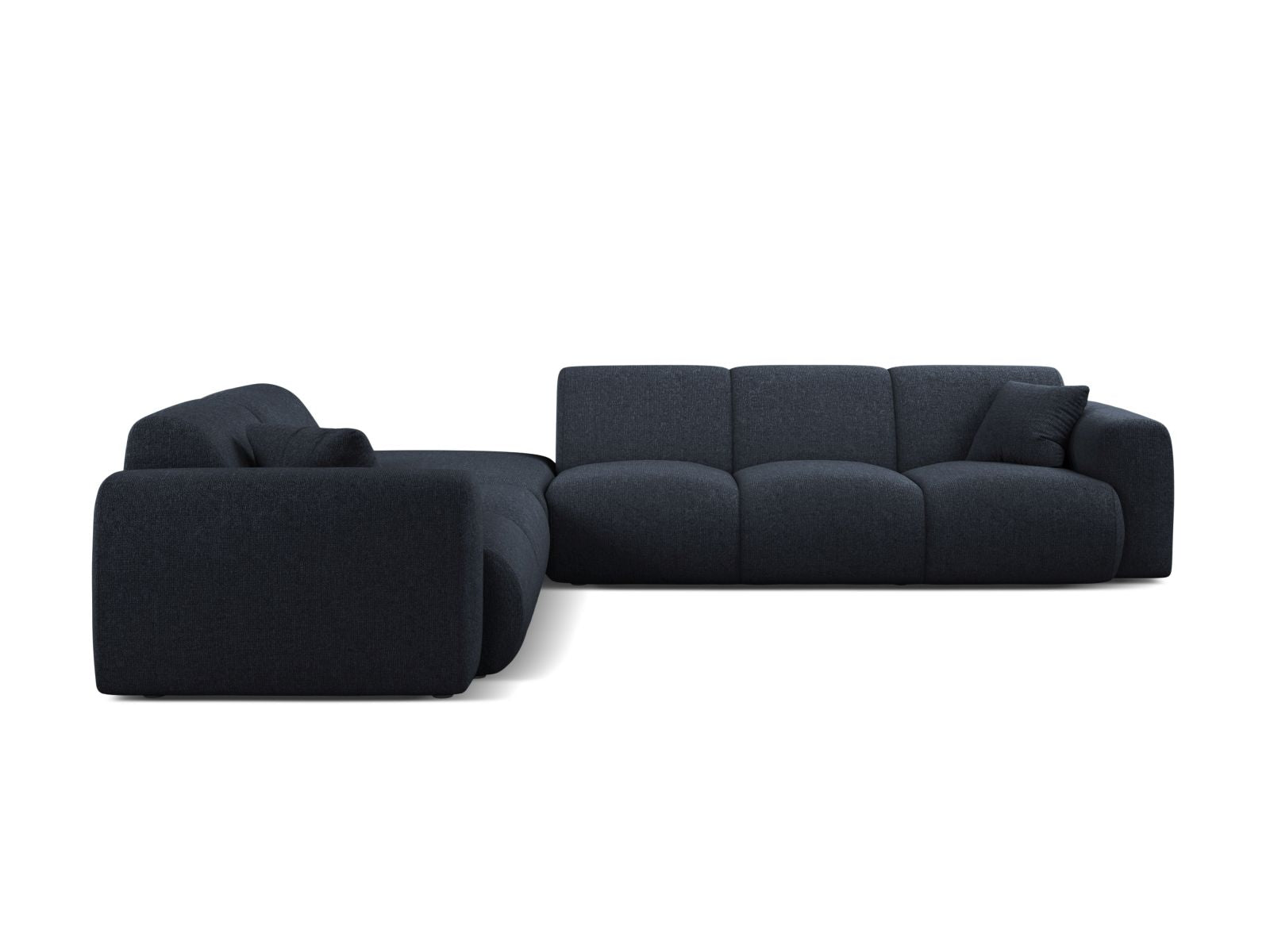 6-Sitzer Ecksofa links Molino in Navy Blue-Eden präsentiert im Onlineshop von KAQTU Design AG. Ecksofa links ist von Micadoni