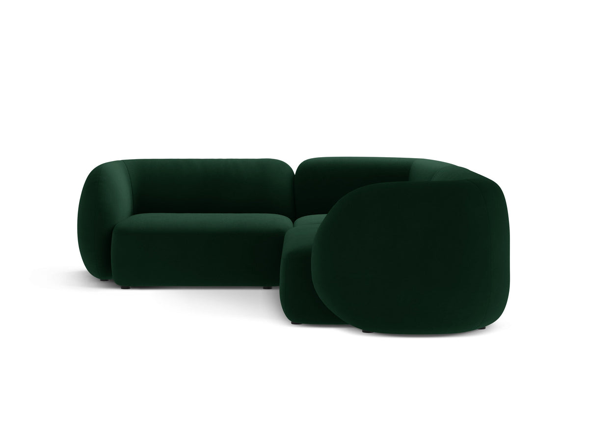 4-Sitzer Modular Ecksofa links Kate in Bottle Green-Salvador präsentiert im Onlineshop von KAQTU Design AG. Ecksofa links ist von Micadoni