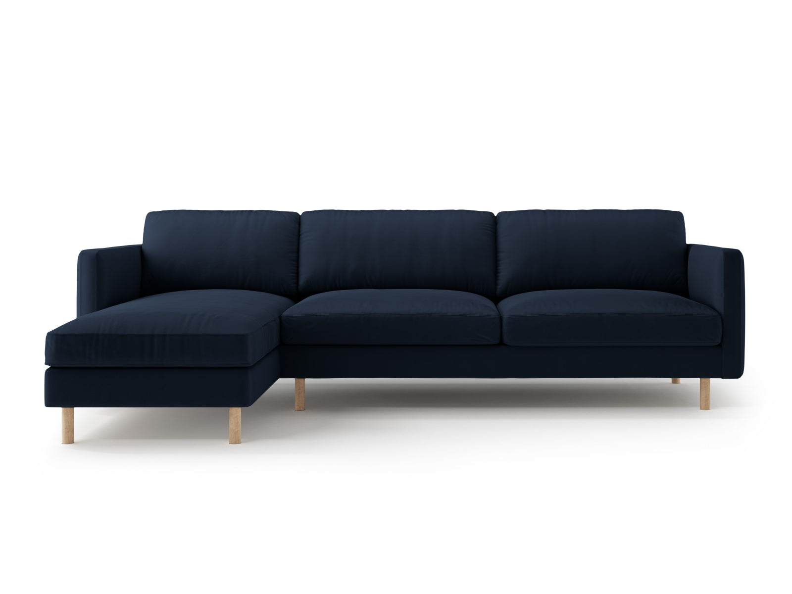 Entdecken Sie das Eden Velour links Ecksofa 4-Sitzer von Micadoni: Hochwertiges Velours, modernes Design und optimaler Komfort für Ihr Zuhause.